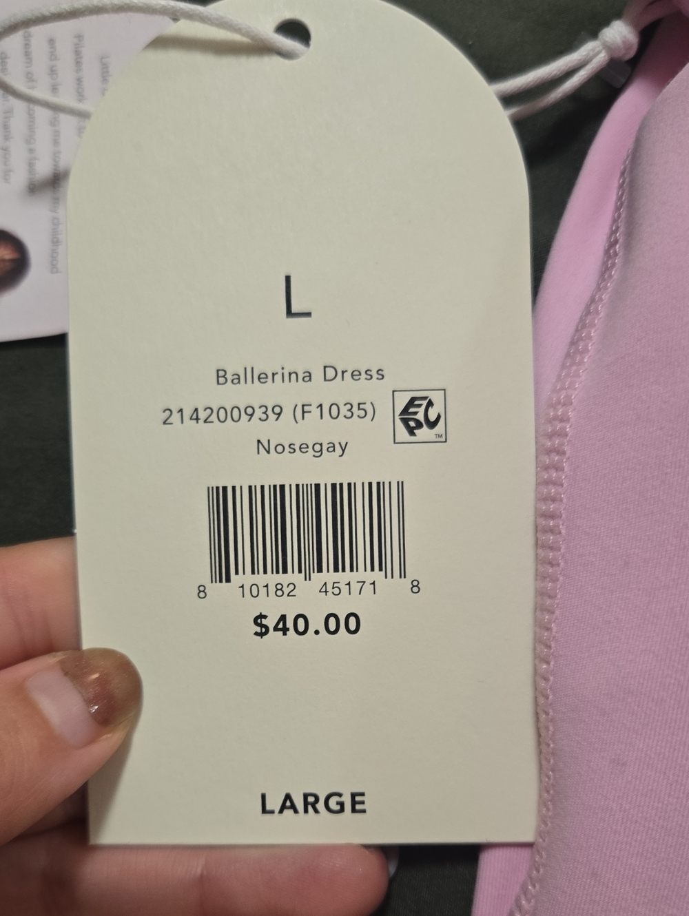 Blogilates Ballerina Dress Size Large - Picture 6 of 6